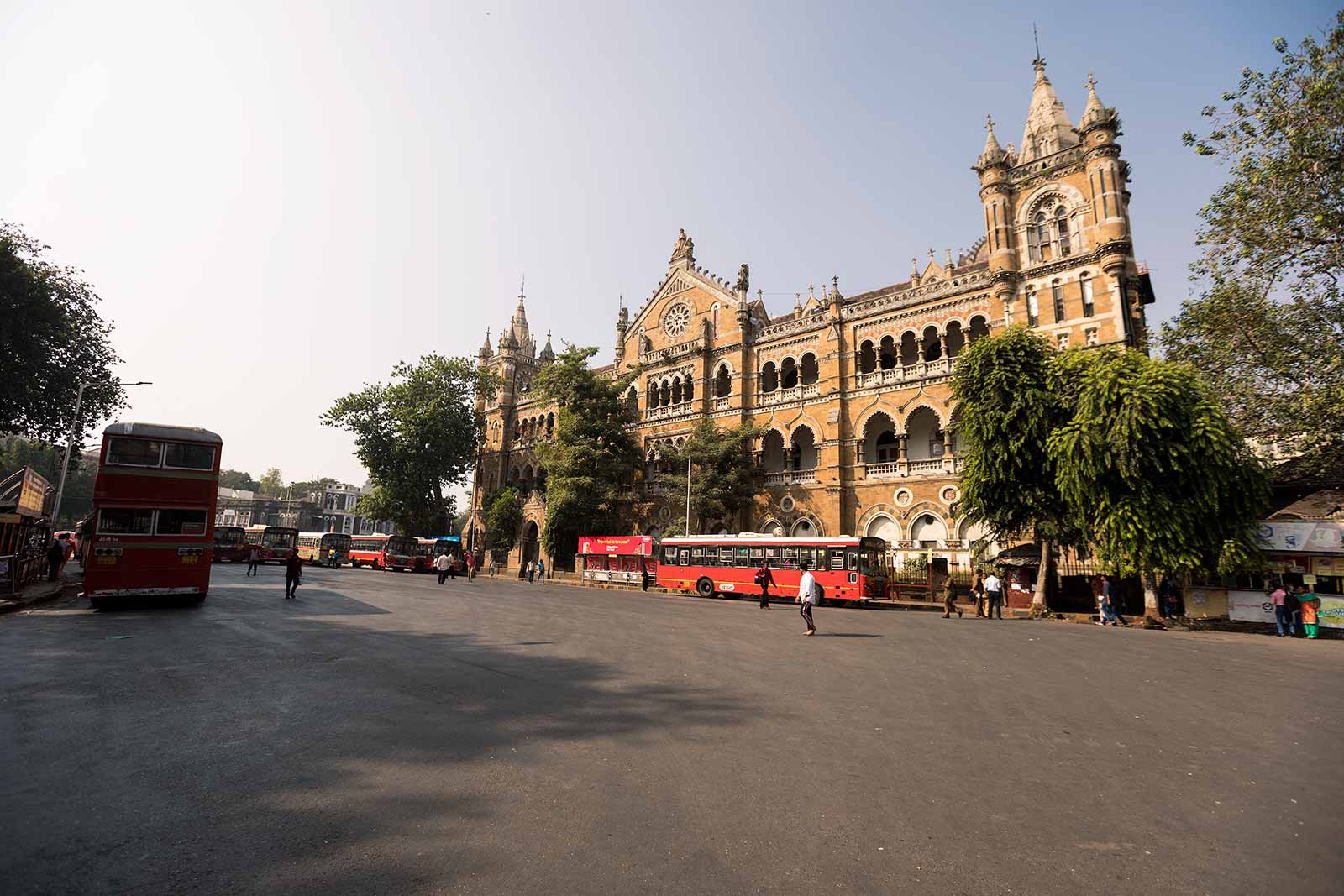 Chhatrapati Shivaji Terminus was built over 10 years, starting in 1878, according to a High Victorian Gothic design.