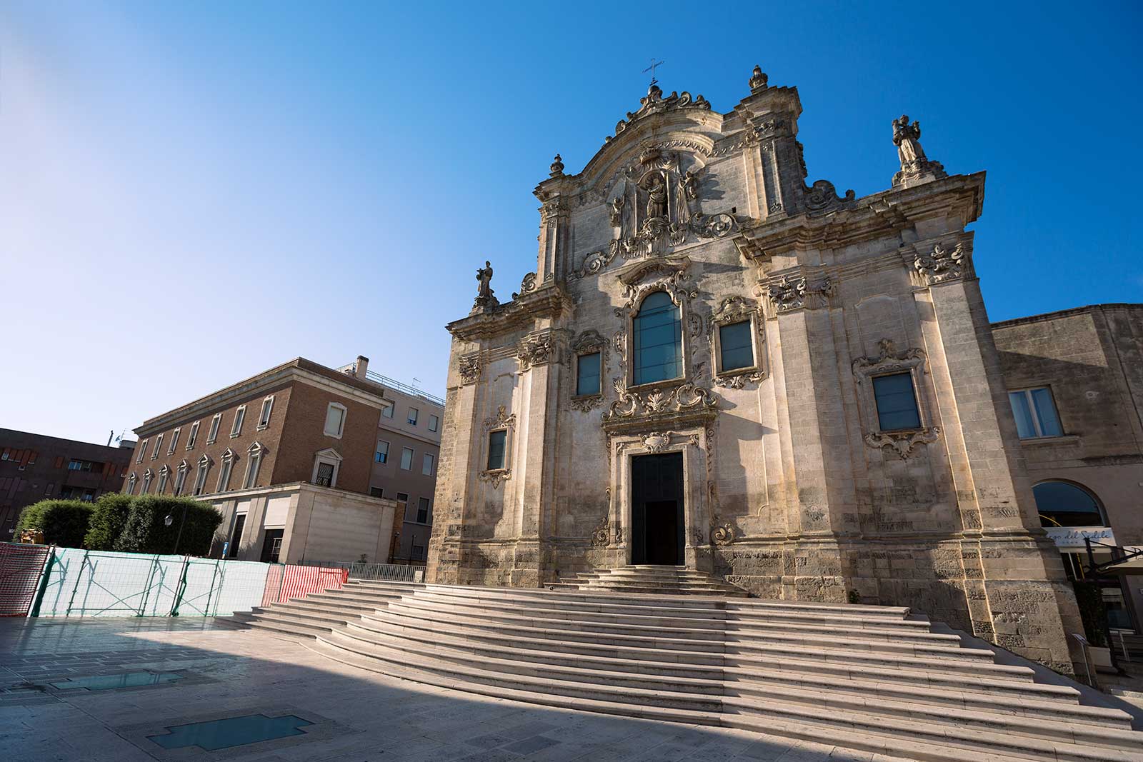 Sassi di Matera features some breathtaking buildings such as the Church of Saint Francis of Assisi.