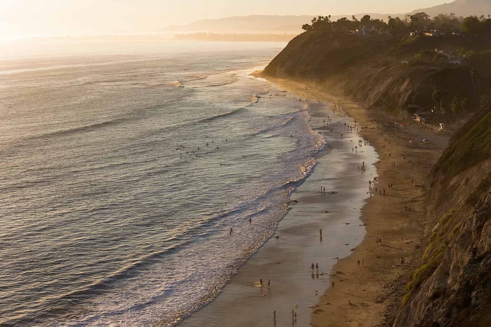 Santa Barbara has some amazing beached along the Central California coastline with a Mediterranean feel.