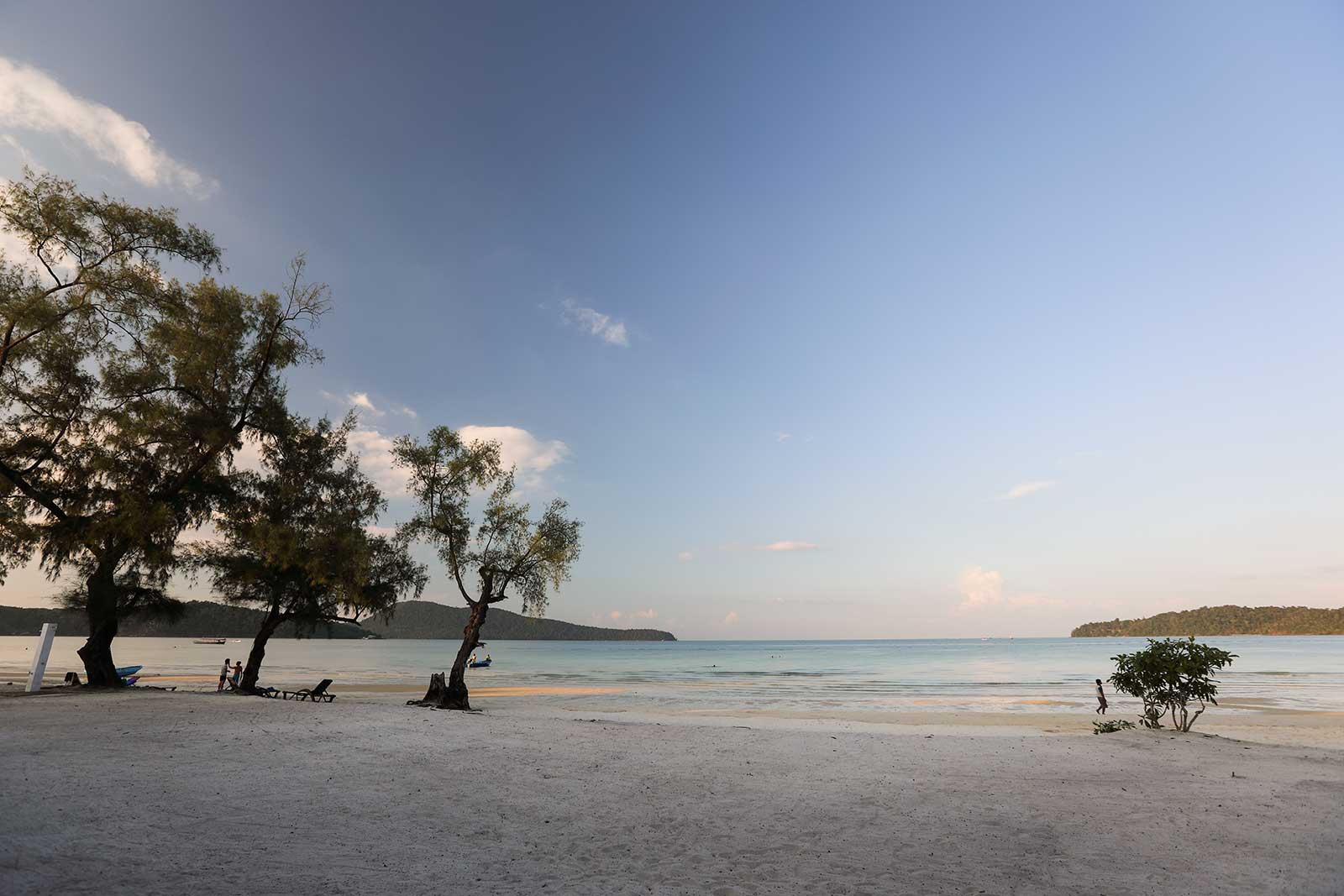 This is the view we had from our bungalow at Sol Beach Resort on Koh Rong Samloem. Not bad huh?