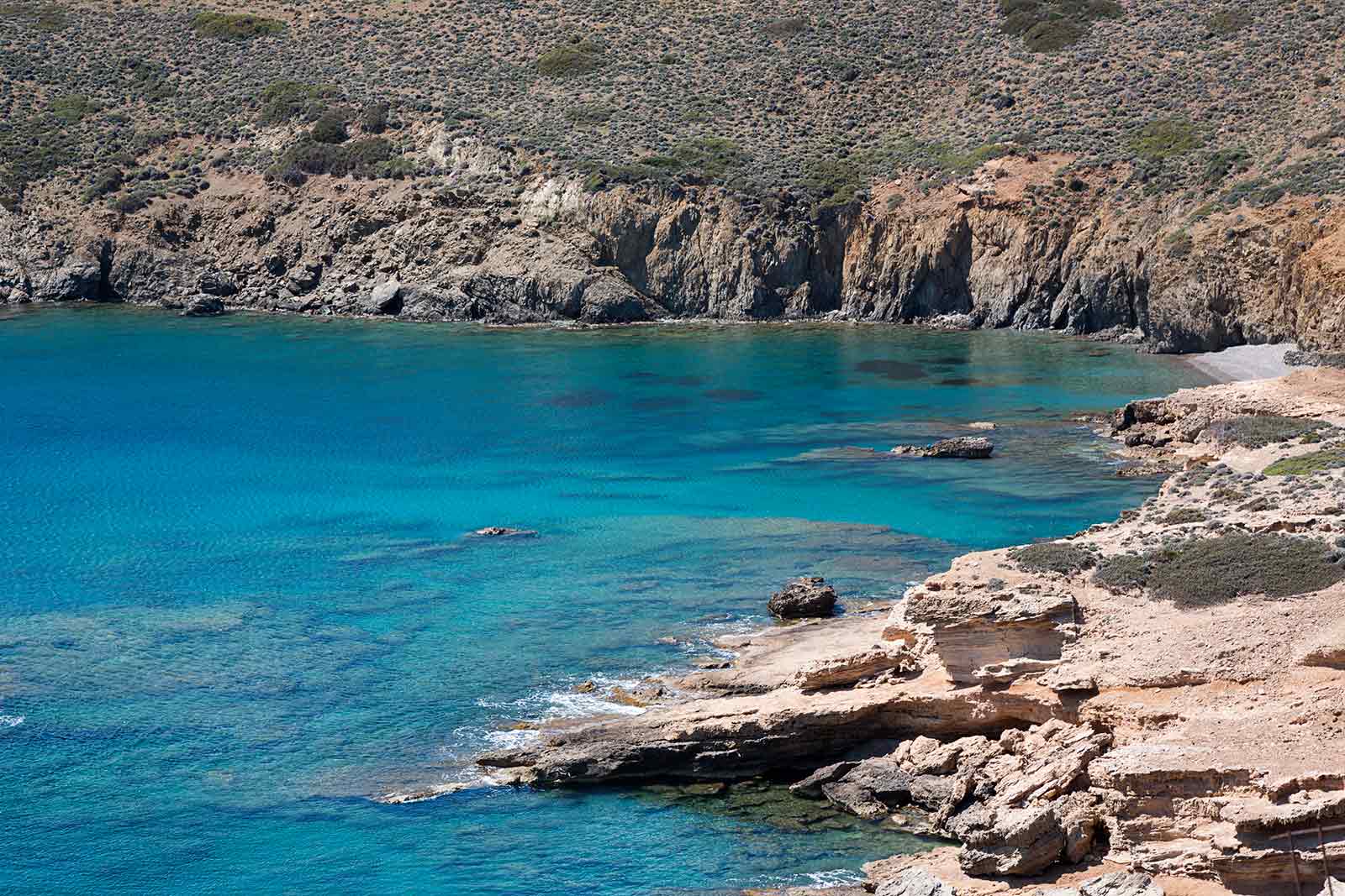 All beaches in Astypalea have crystal clear water and they're much quieter than beaches on other Greek islands.