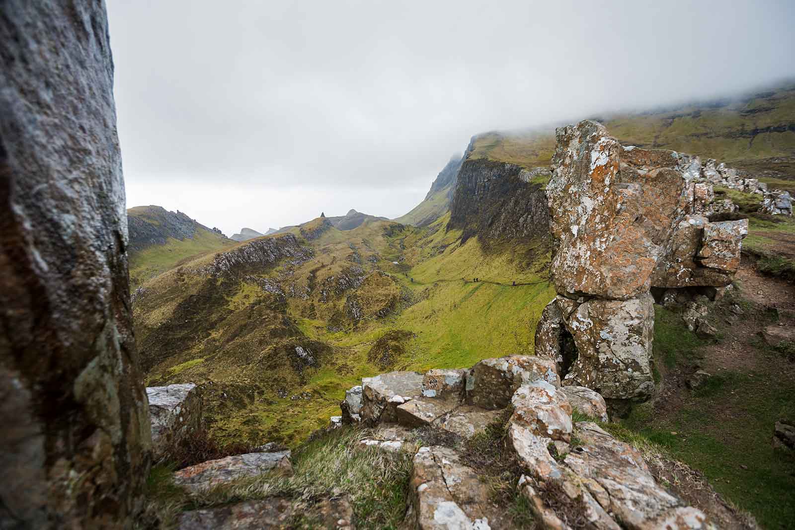 One of the most beautiful hikes in the world, with the most stunning landscape: The Quiraing in Scotland.