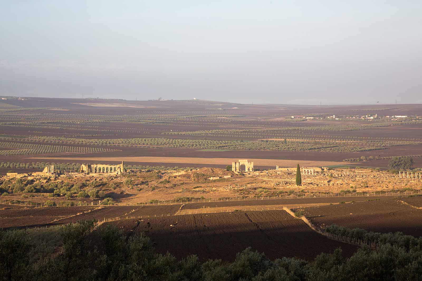 The archaeological Site of Volubilis is a UNESCO World Heritage Site. Volubilis is a partly excavated Roman city, commonly considered as the ancient capital of the Roman-Berber kingdom of Mauretania.