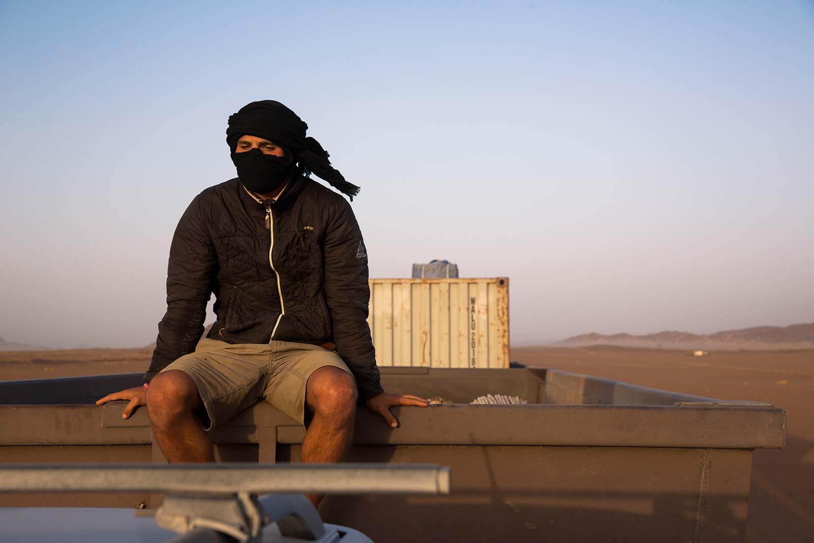 Sitting on top of the Iron Ore Train, while looking at nothing around you but the Mauritanian desert, is an experience of a lifetime.