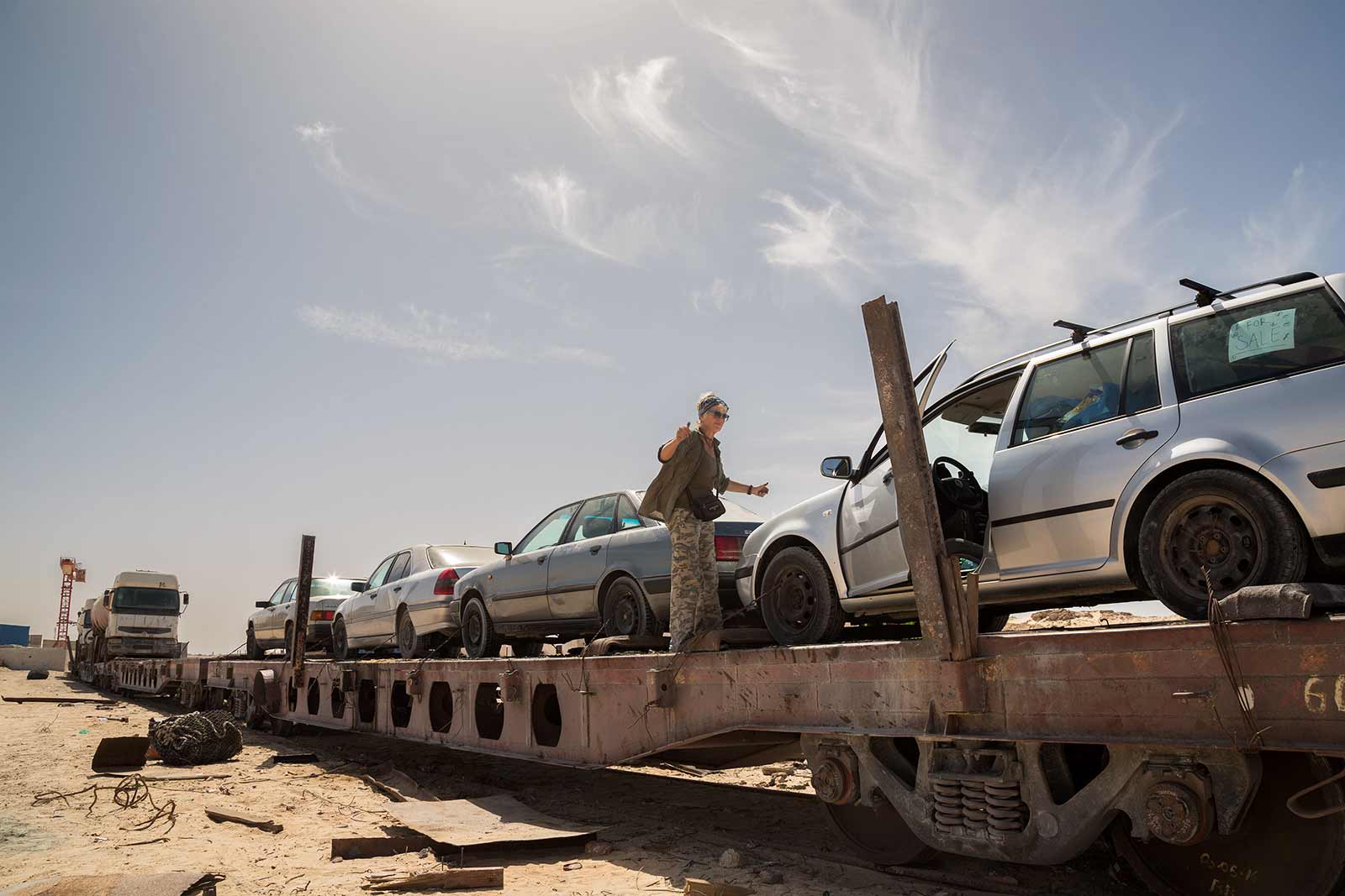 Uploading my car onto the Iron Ore Train in Nouadhibou was already an adventure itself.