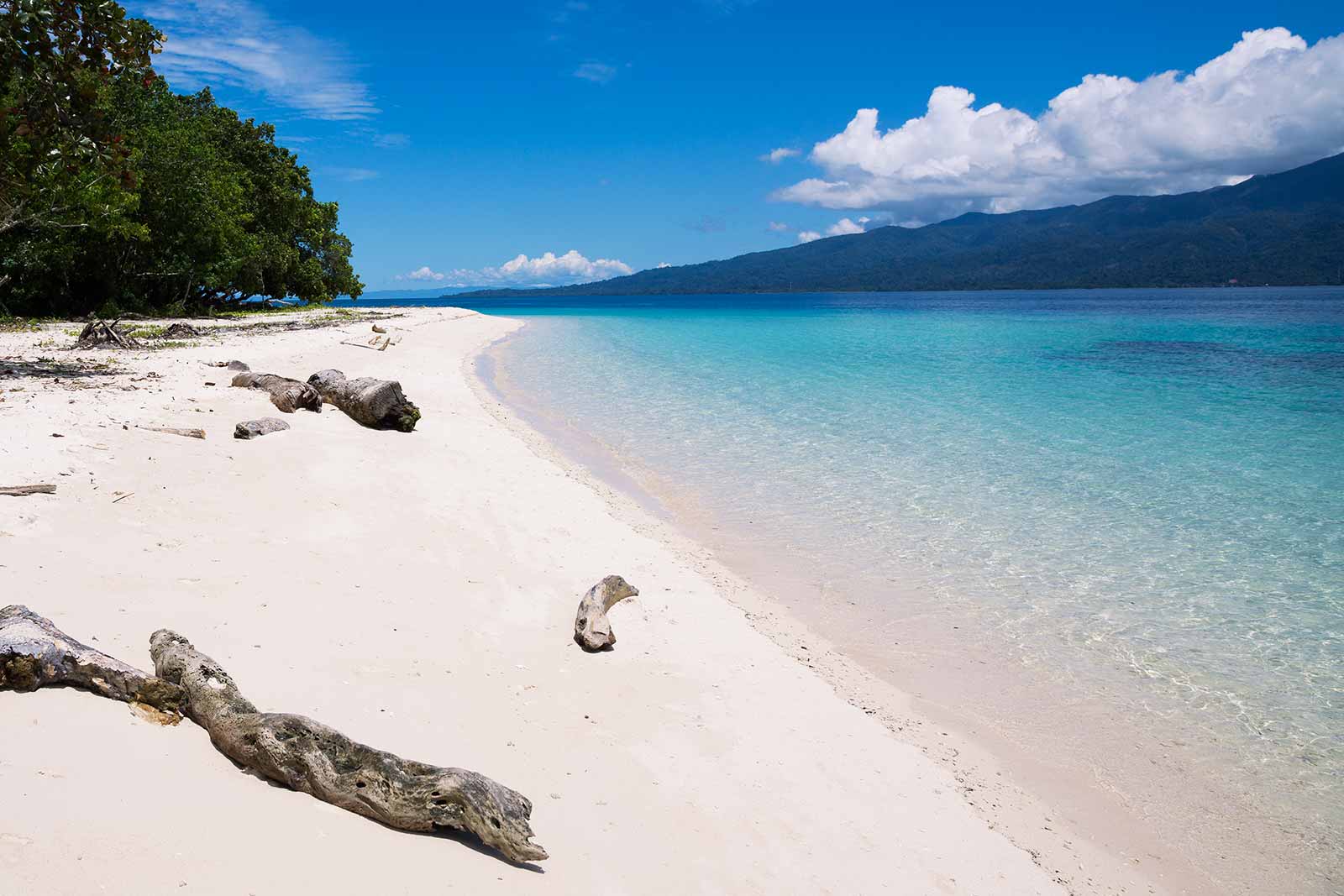 Maluku Islands: Saparua offers the best beaches with crystal clear water with pretty much no one around.